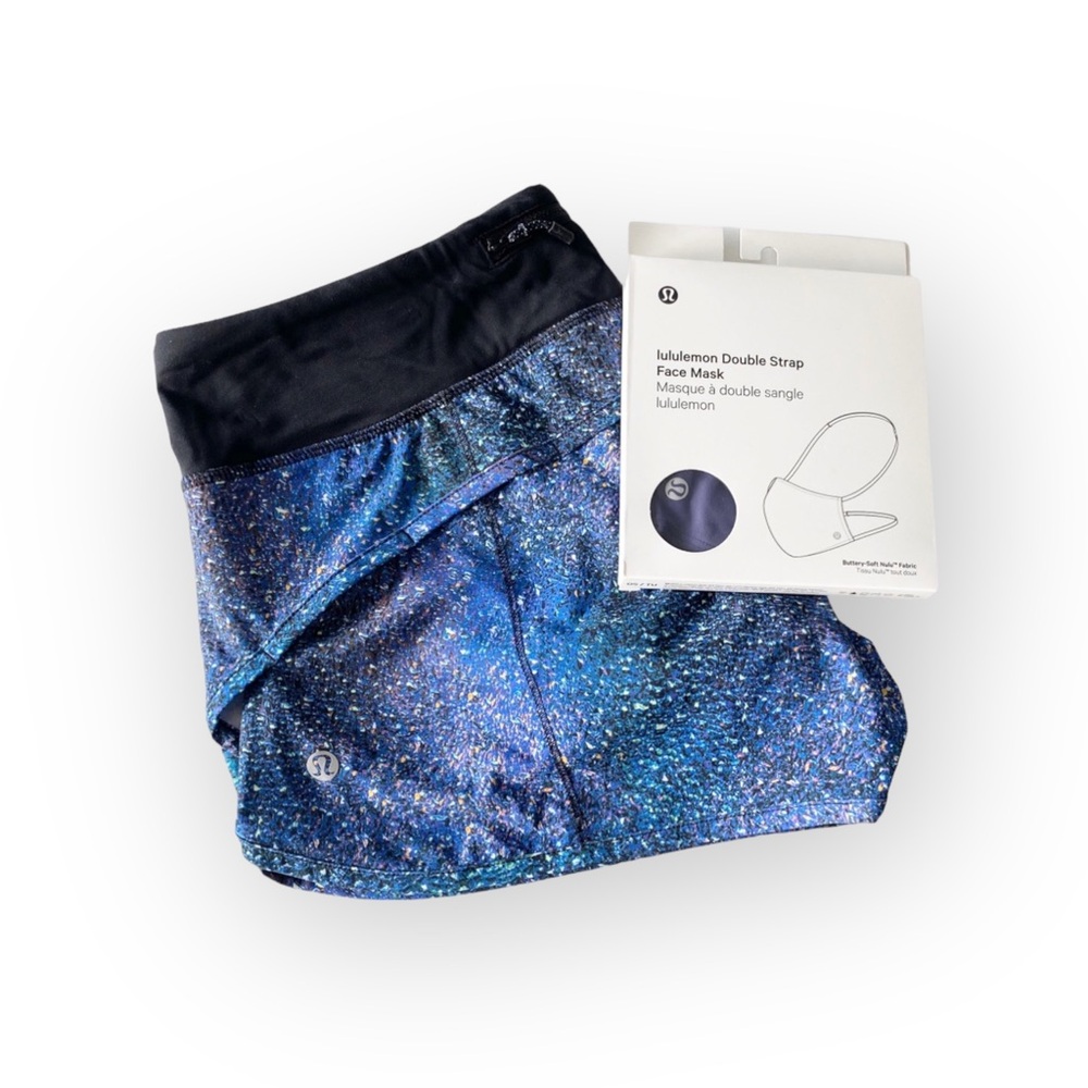 HTF:new Lululemon ॐ 2 Strap Adjustable Face Mask ॐ Midnight Orchid Purple ॐ Nulu